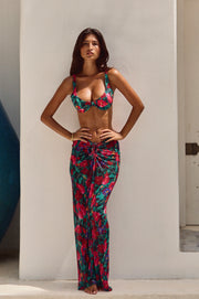 This is an image of Matty Bikini Top in Resort - RESA featuring a model wearing the dress