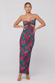 This is an image of Phoebe Dress in Resort - RESA featuring a model wearing the dress