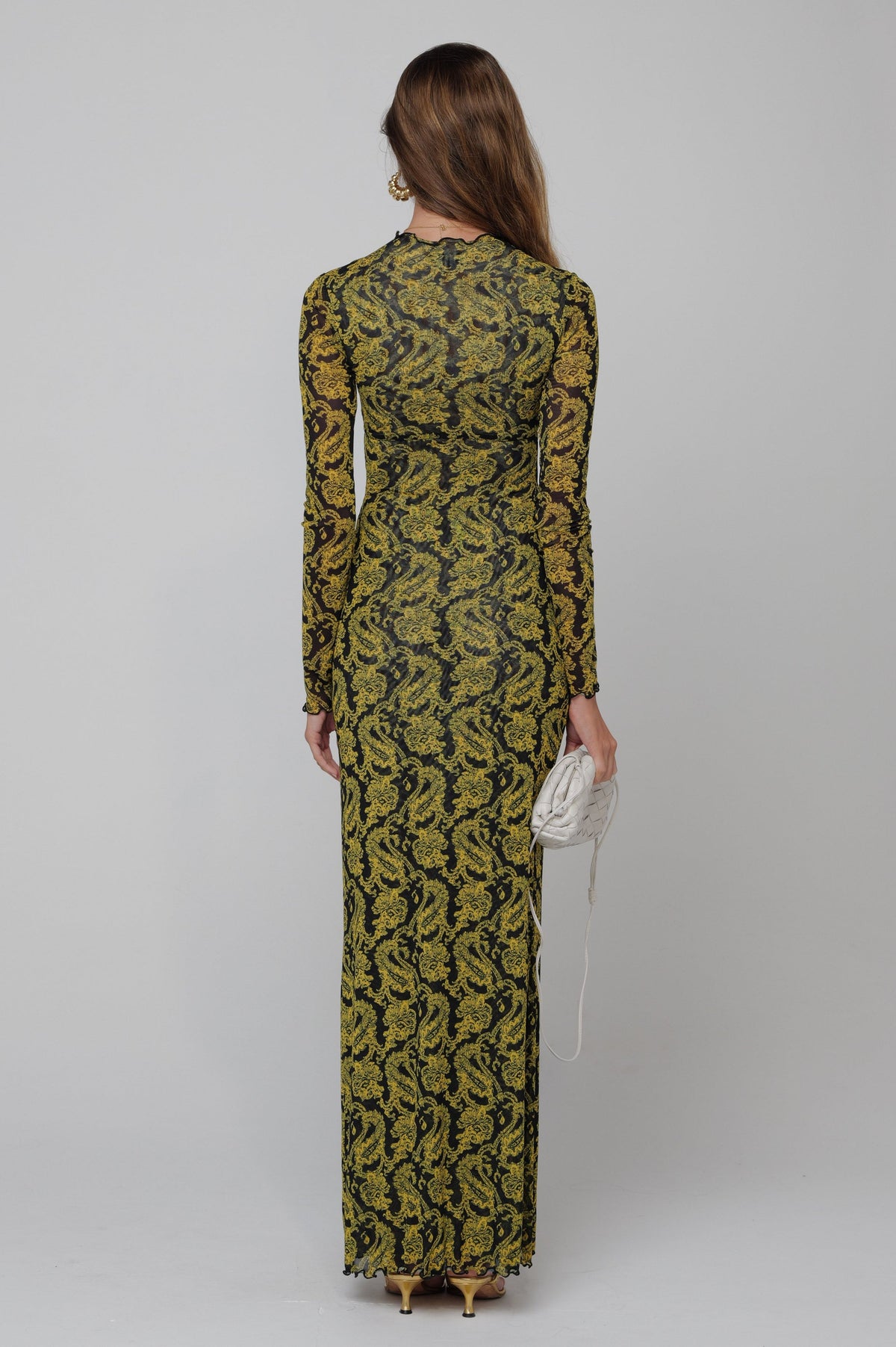 This is an image of Audrey Dress in Sorrento - RESA featuring a model wearing the dress