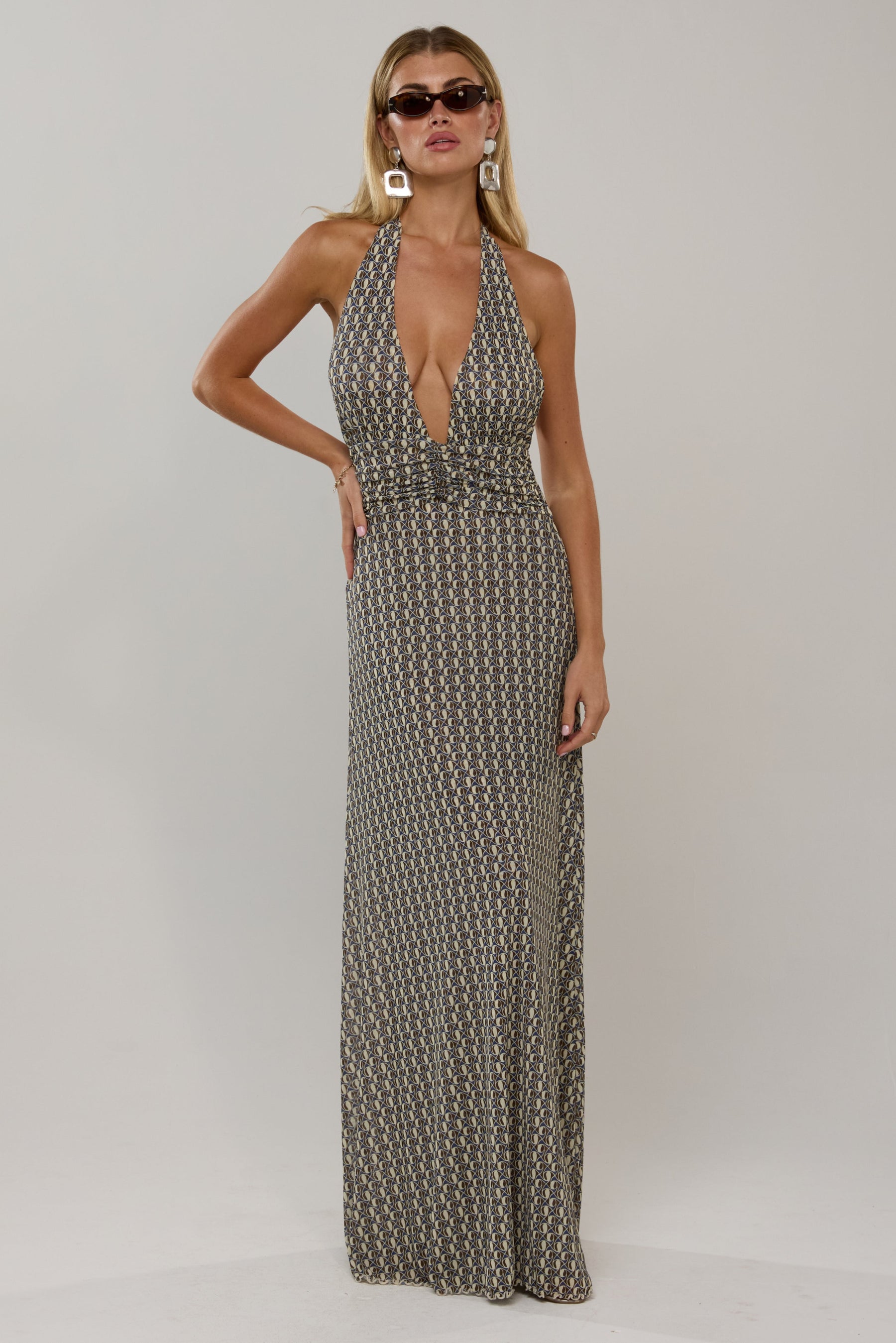 This is an image of Chelsea in Prism - RESA featuring a model wearing the dress