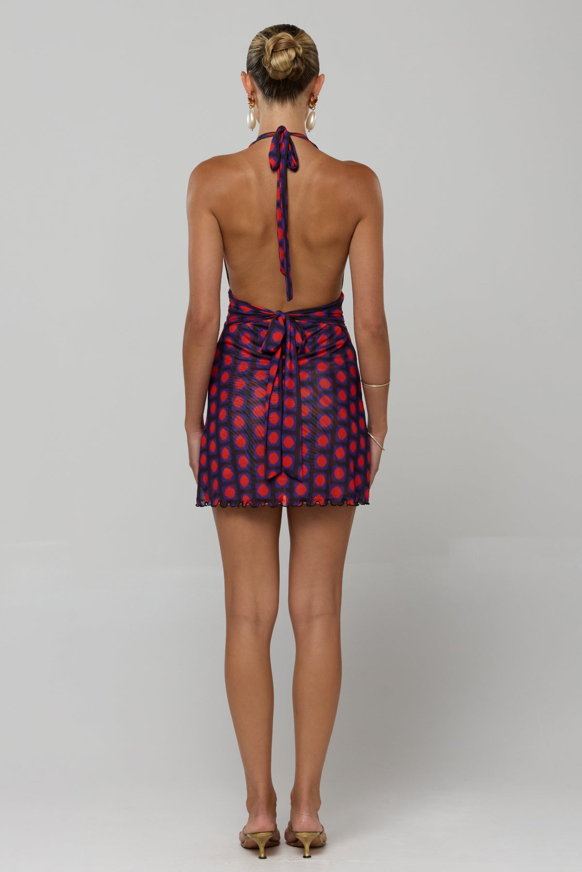 This is an image of Clint Dress in Mod - RESA featuring a model wearing the dress