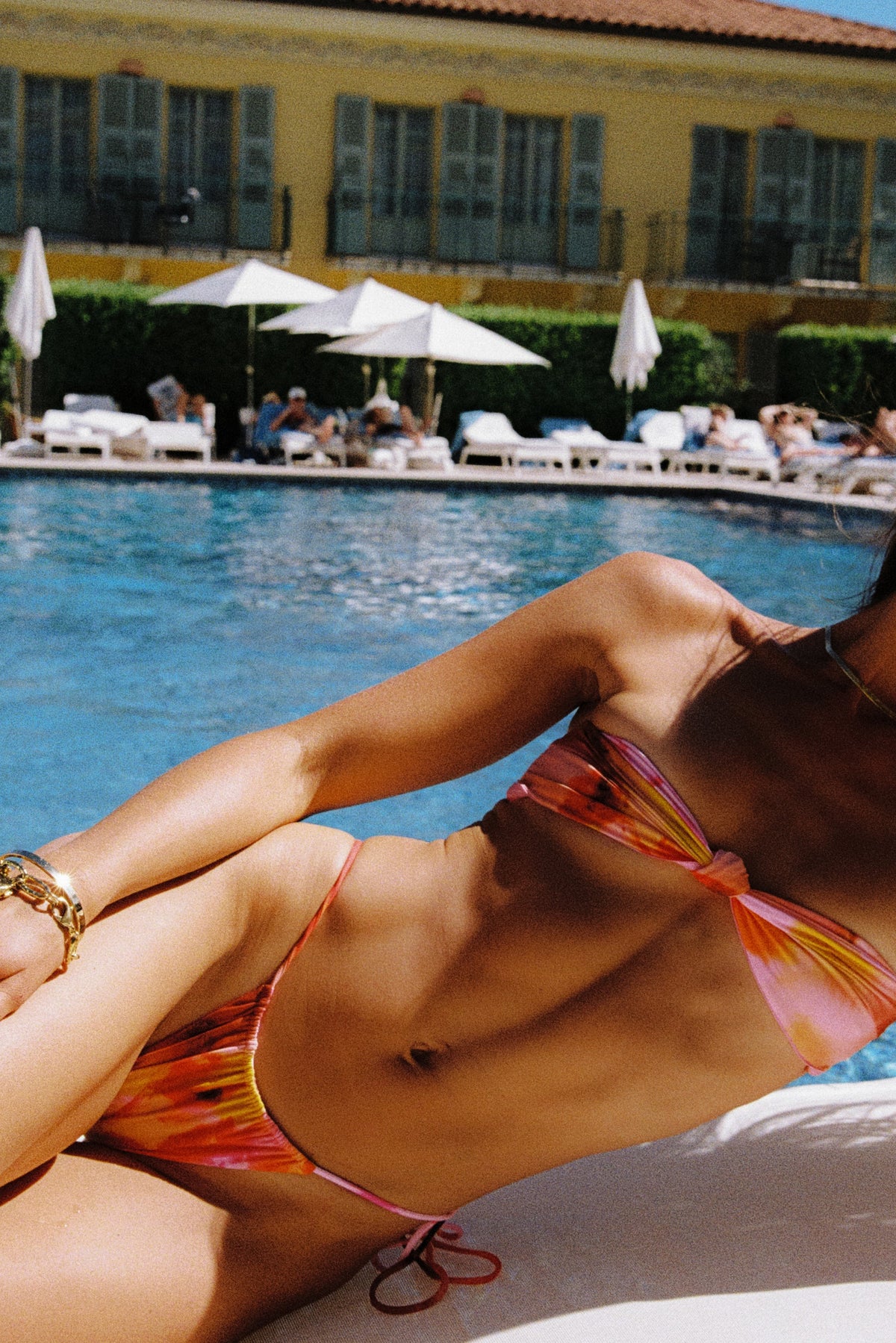 This is an image of Ernie in Lilikoi - RESA featuring a model wearing the dress