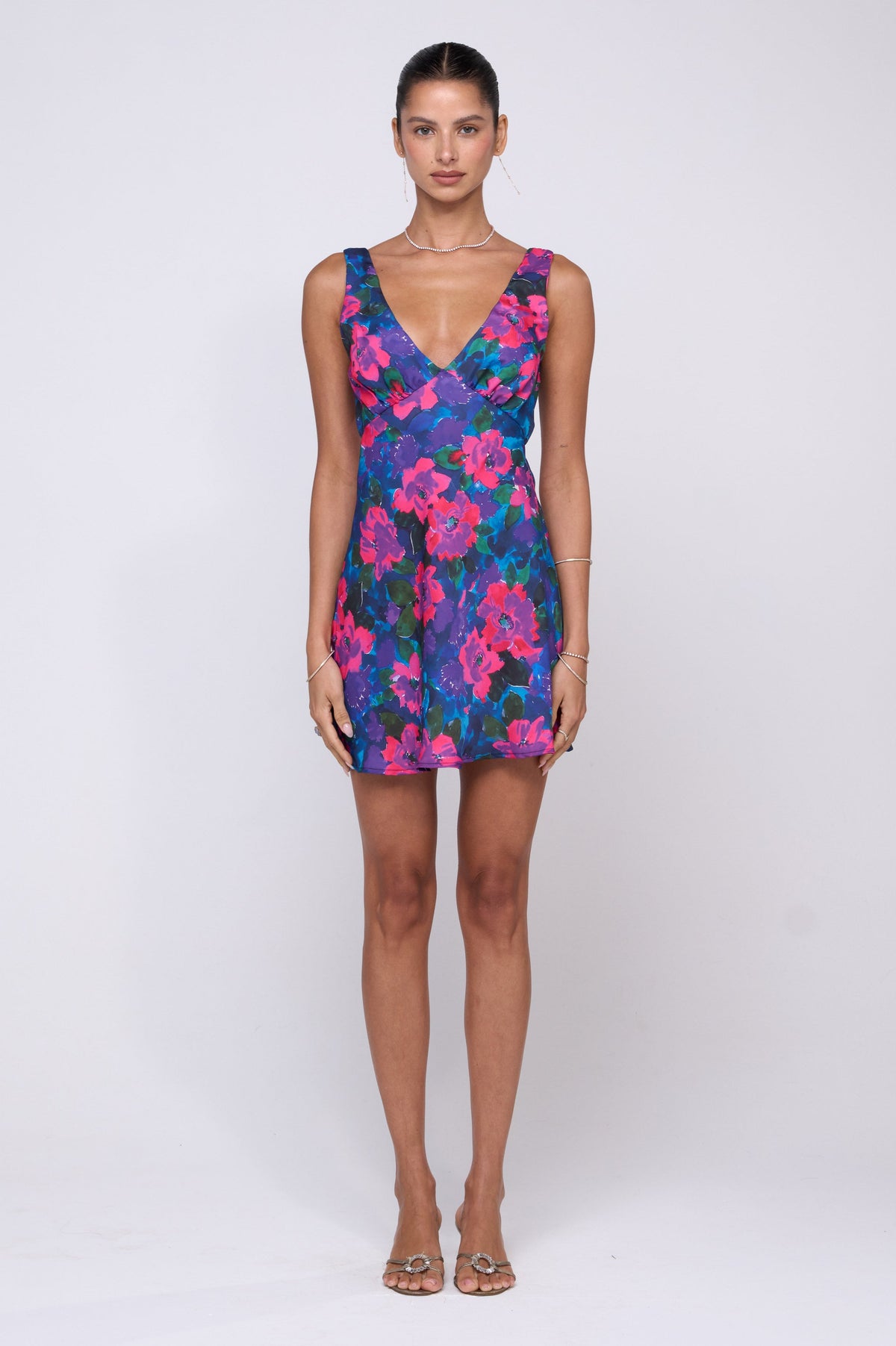 This is an image of Frankie Mini in Lanai - RESA featuring a model wearing the dress