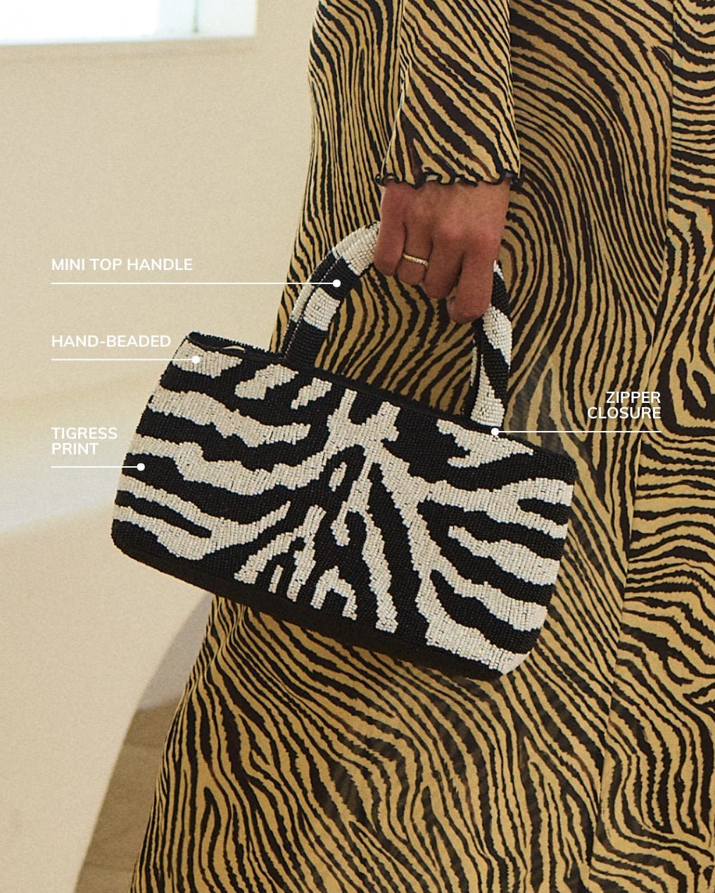 This is an image of Gemma Bag - RESA featuring a model wearing the dress