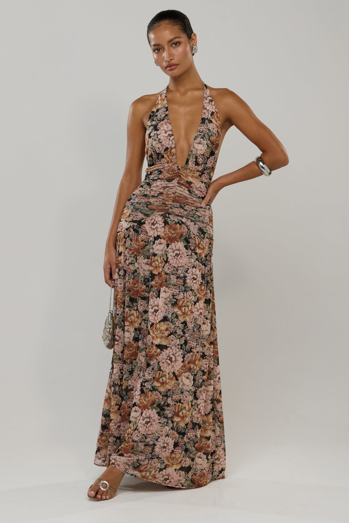 This is an image of Grace in Antique - RESA featuring a model wearing the dress
