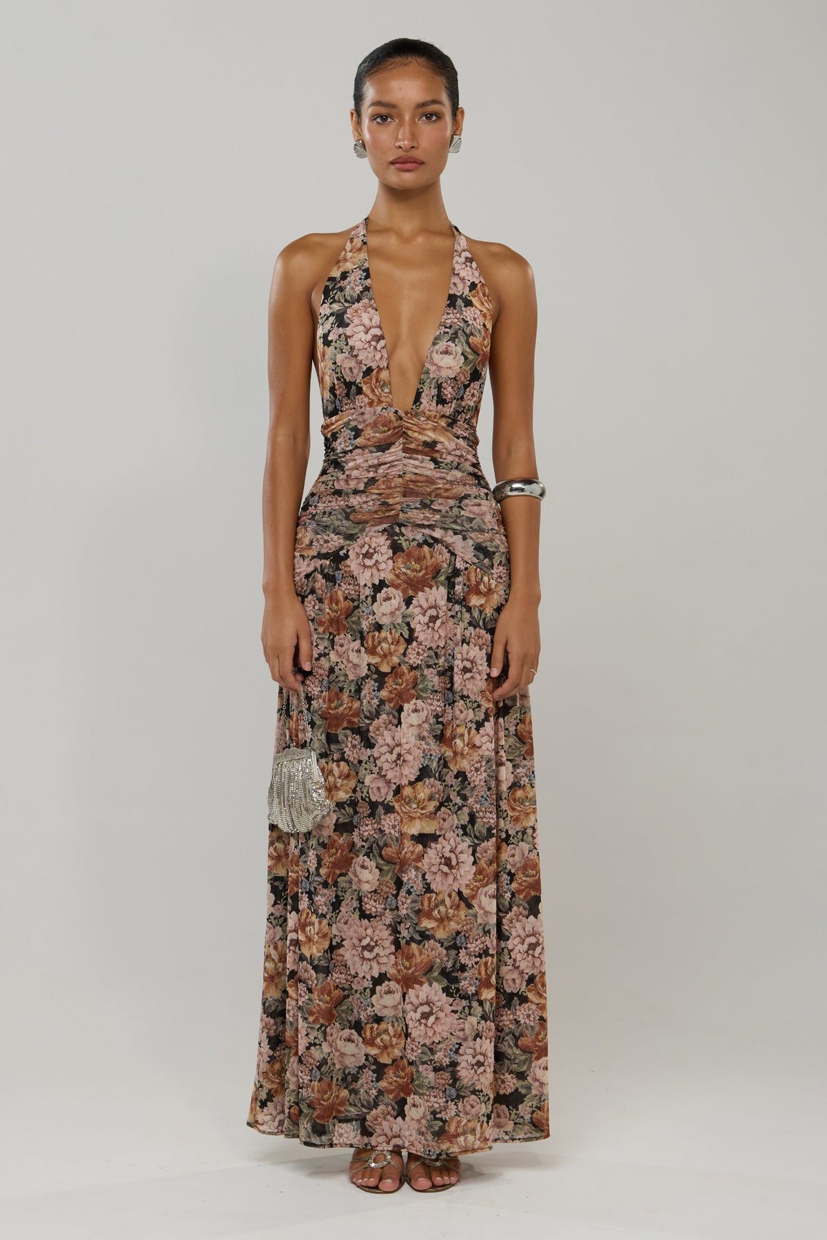 This is an image of Grace in Antique - RESA featuring a model wearing the dress