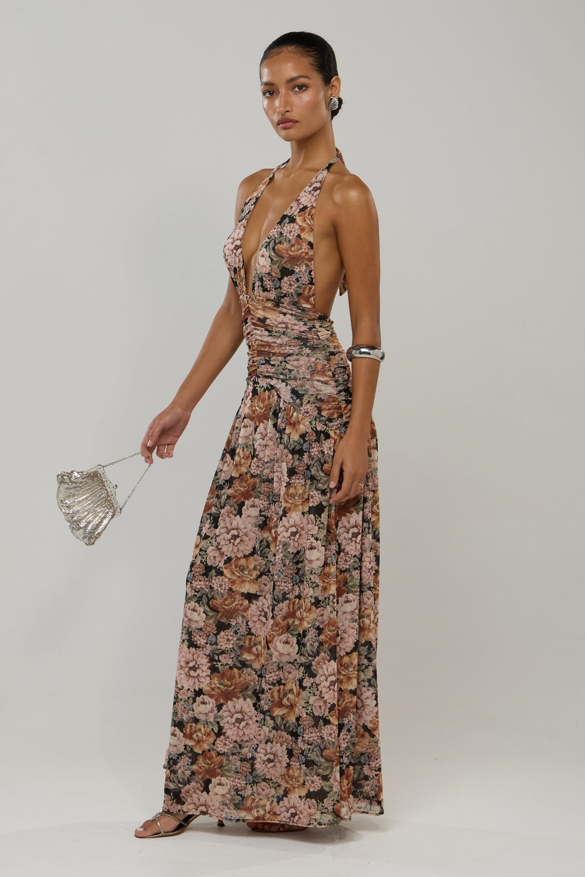 This is an image of Grace in Antique - RESA featuring a model wearing the dress
