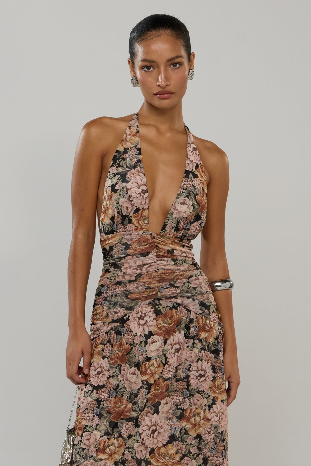 This is an image of Grace in Antique - RESA featuring a model wearing the dress