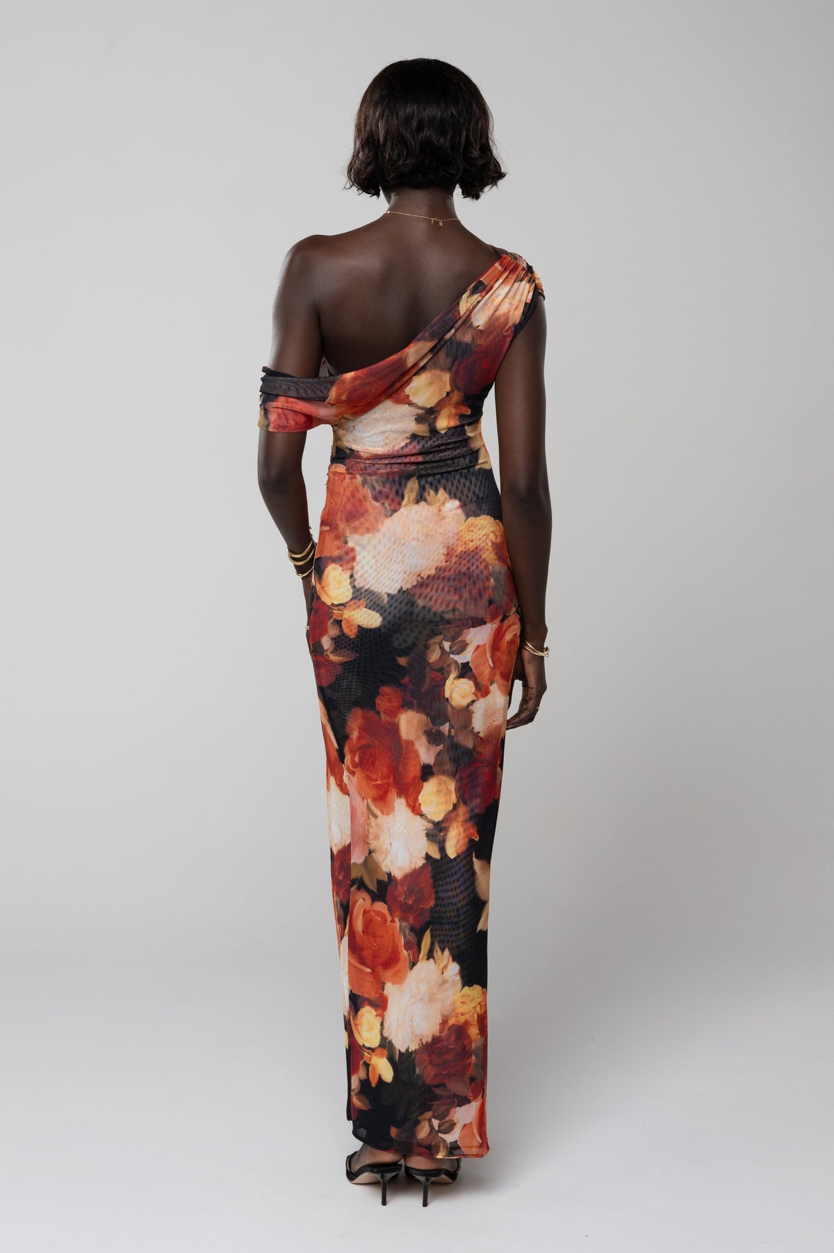 This is an image of Gwen Dress in Muse - RESA featuring a model wearing the dress