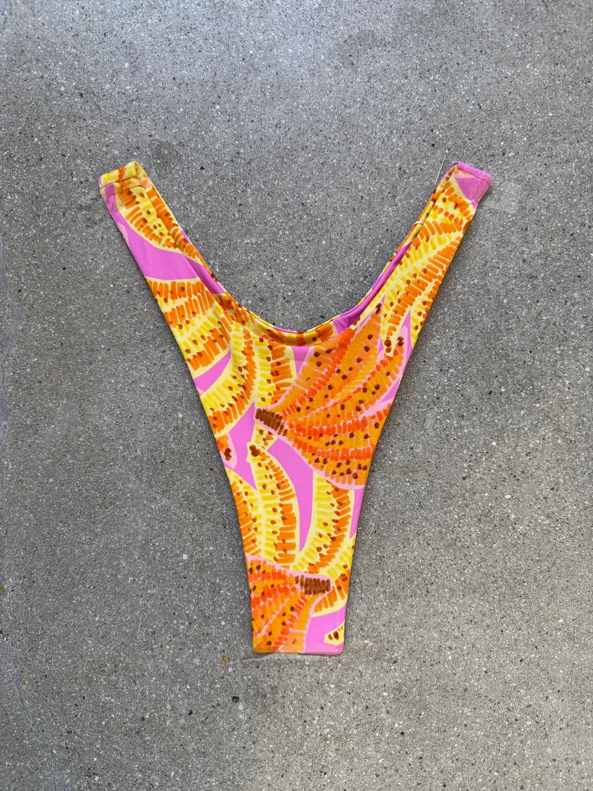 This is an image of Joey Bikini Bottom in Chiquita - RESA featuring a model wearing the dress