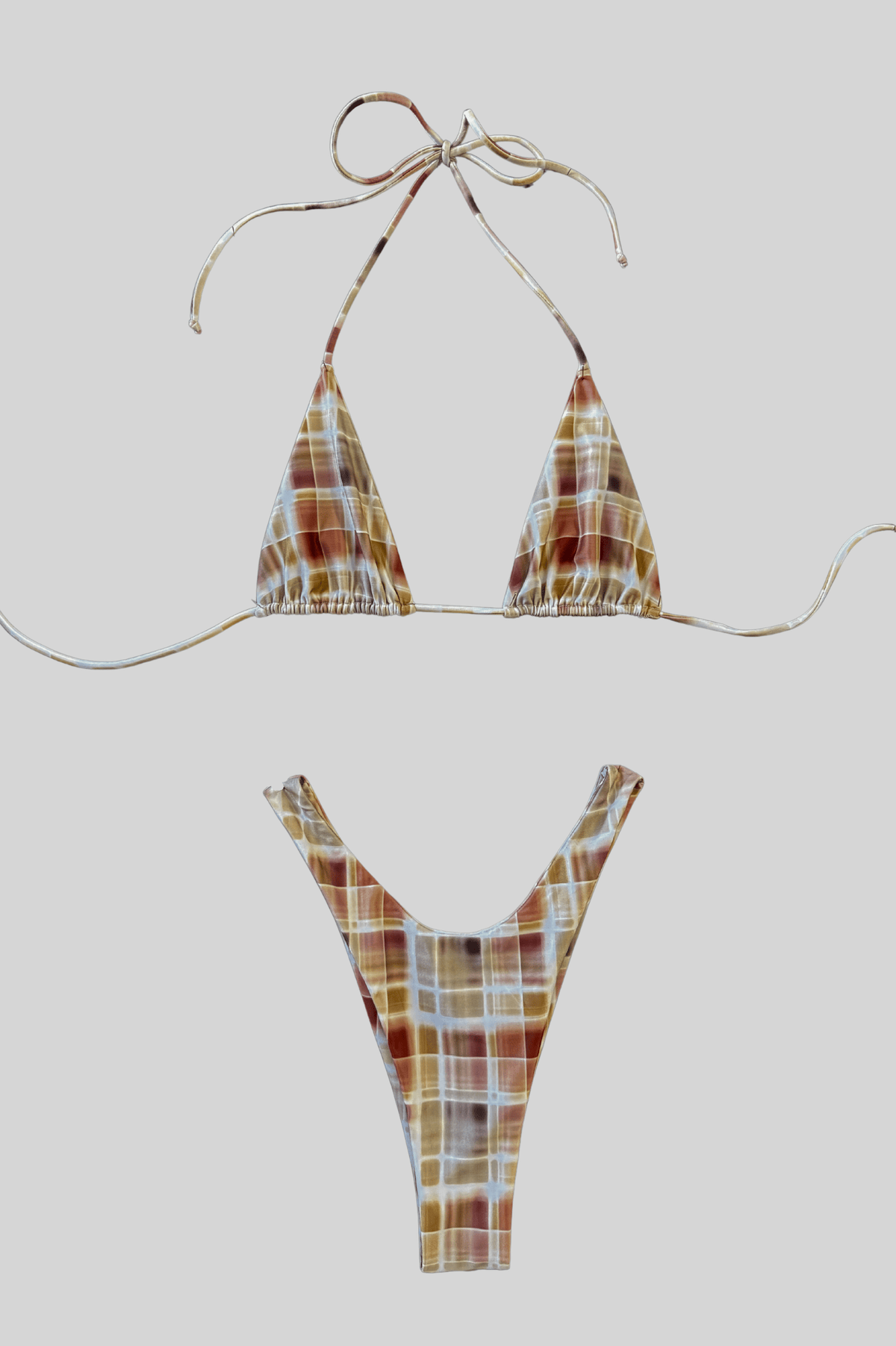 This is an image of Kyle Bikini Top in Drift - RESA featuring a model wearing the dress