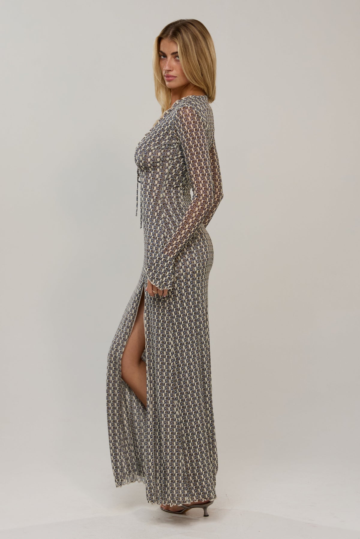 This is an image of Lennon in Prism - RESA featuring a model wearing the dress