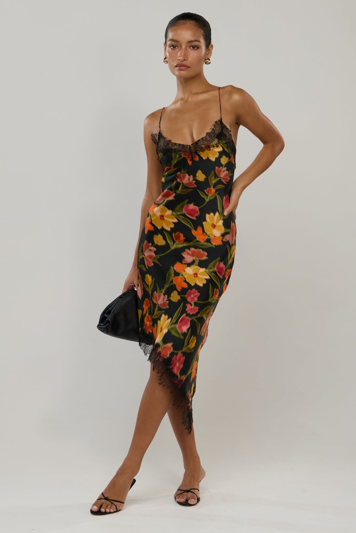 This is an image of Lindsay in Harvest - RESA featuring a model wearing the dress