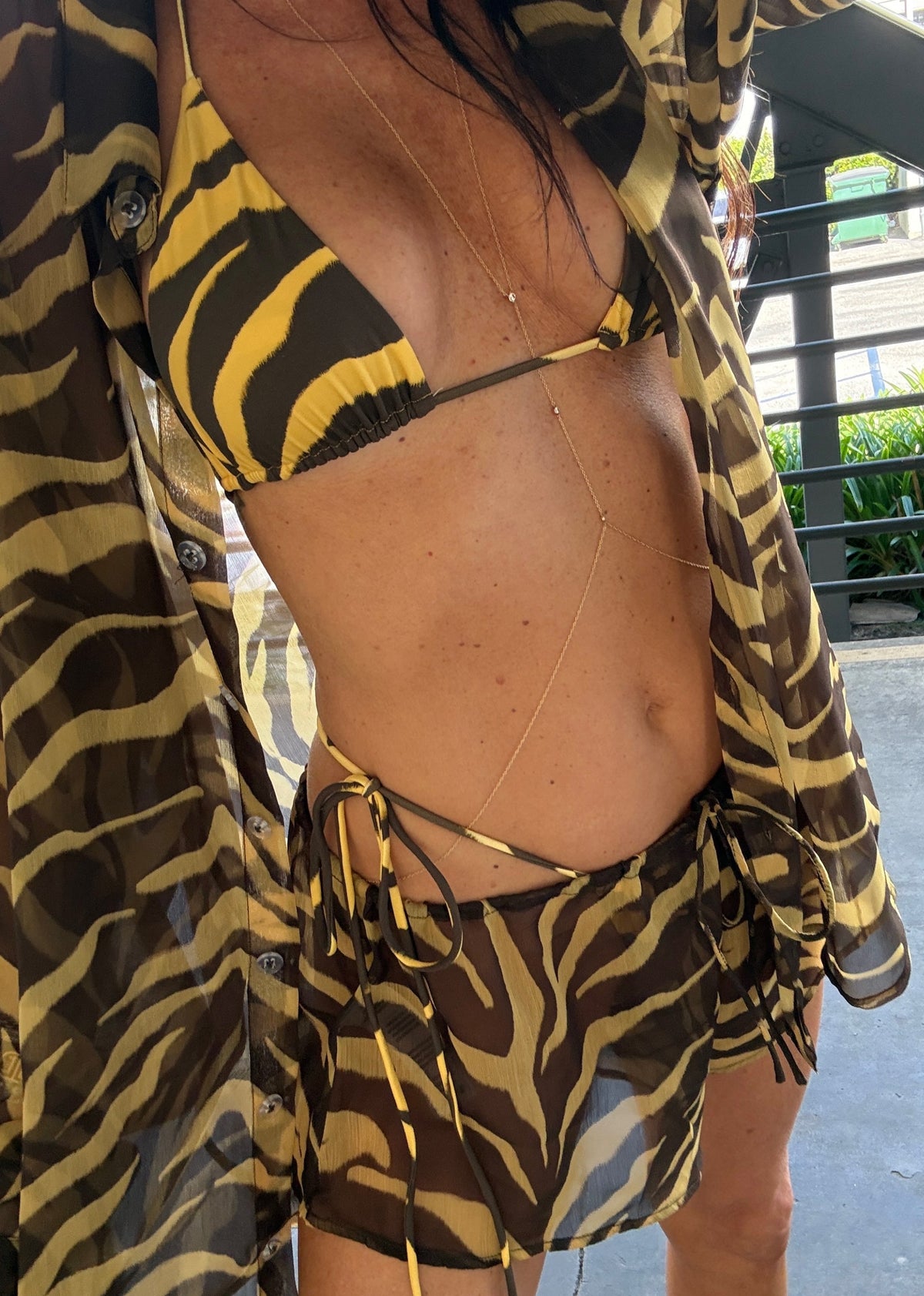 This is an image of Maggie Set in Raja - RESA featuring a model wearing the dress