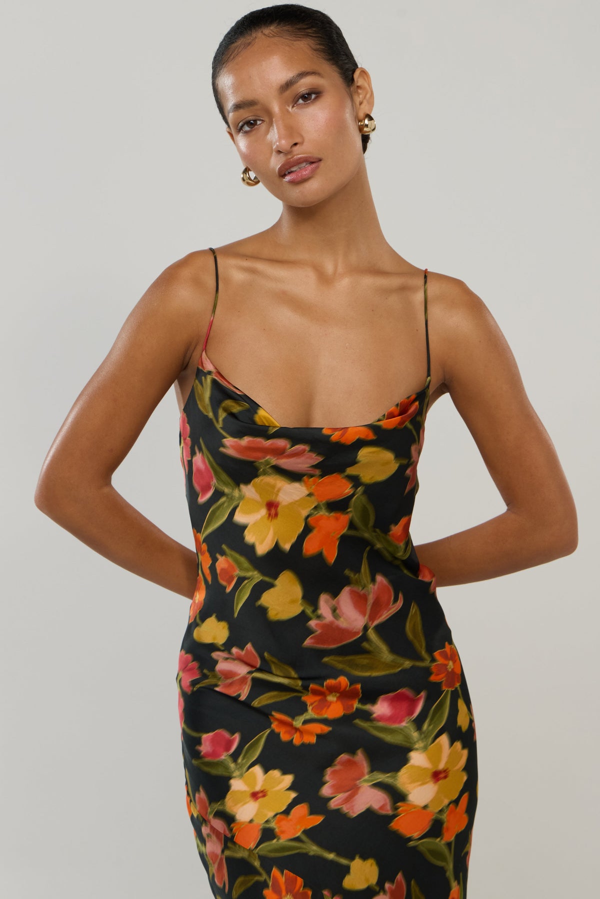 This is an image of Margot in Harvest - RESA featuring a model wearing the dress