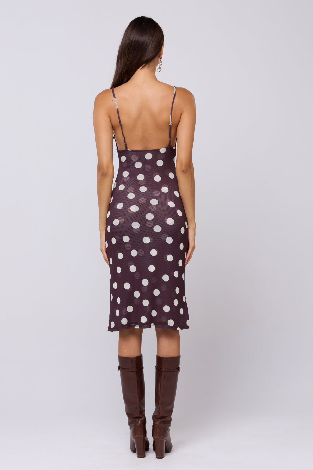 This is an image of Matilda Midi Dress in Polo - RESA featuring a model wearing the dress