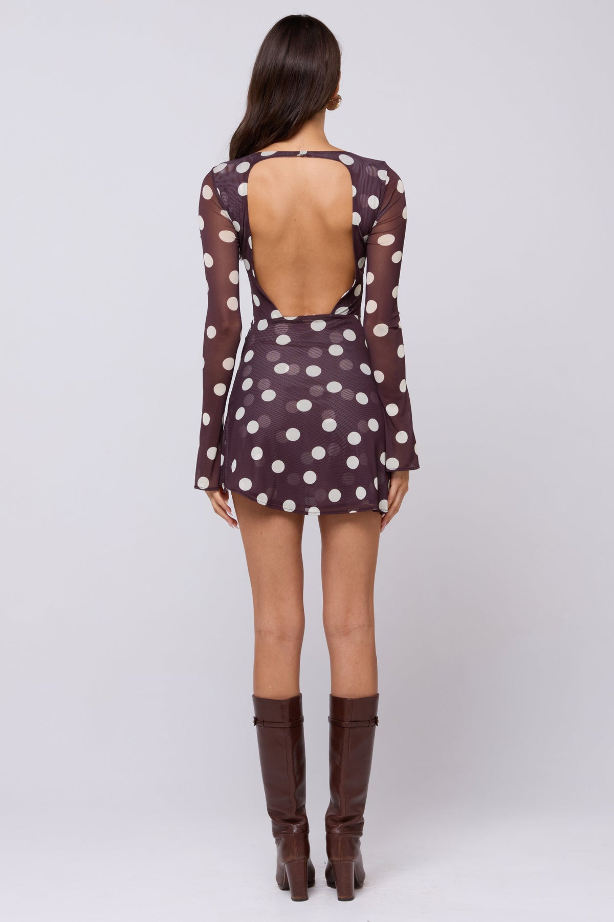 This is an image of Mia Mini Dress in Polo - RESA featuring a model wearing the dress