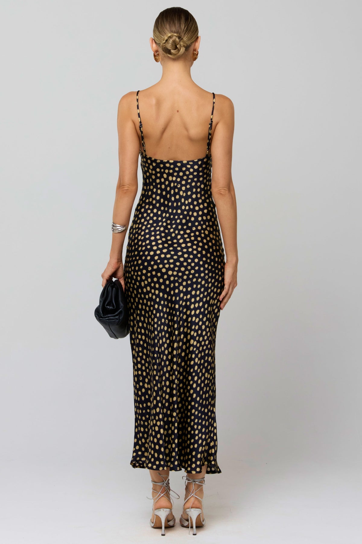 This is an image of Micah Dress in Celeste - RESA featuring a model wearing the dress