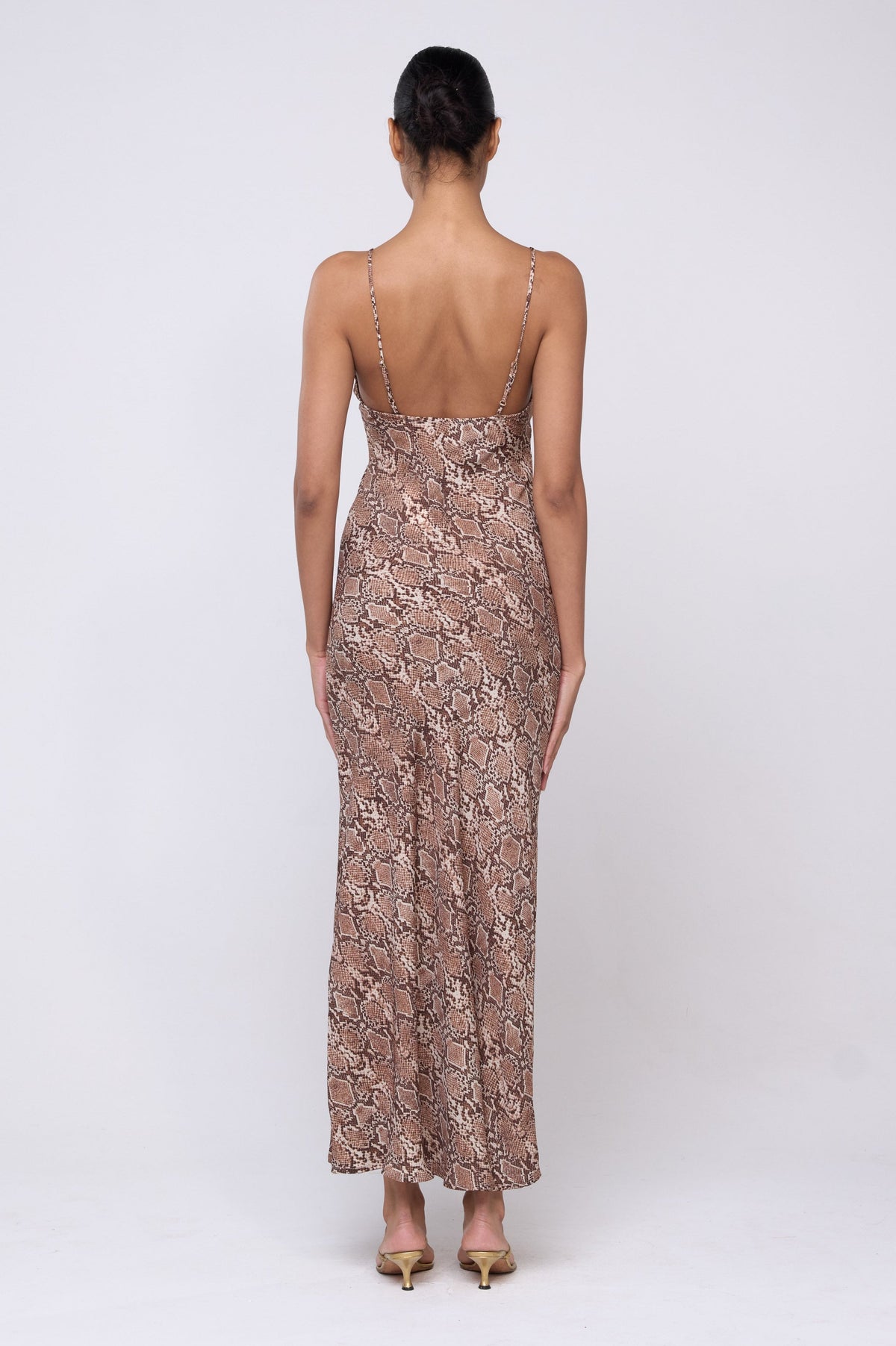 This is an image of Micah Dress in Sequoia - Archive - RESA featuring a model wearing the dress