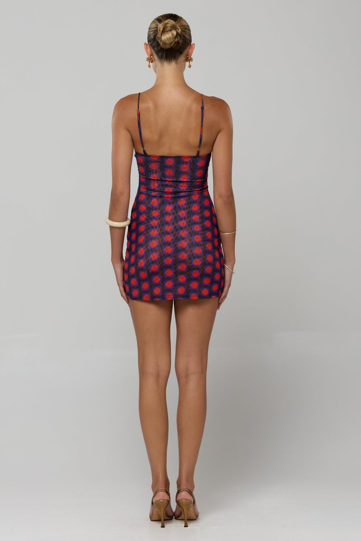 This is an image of Micro Mini dress in Mod - RESA featuring a model wearing the dress