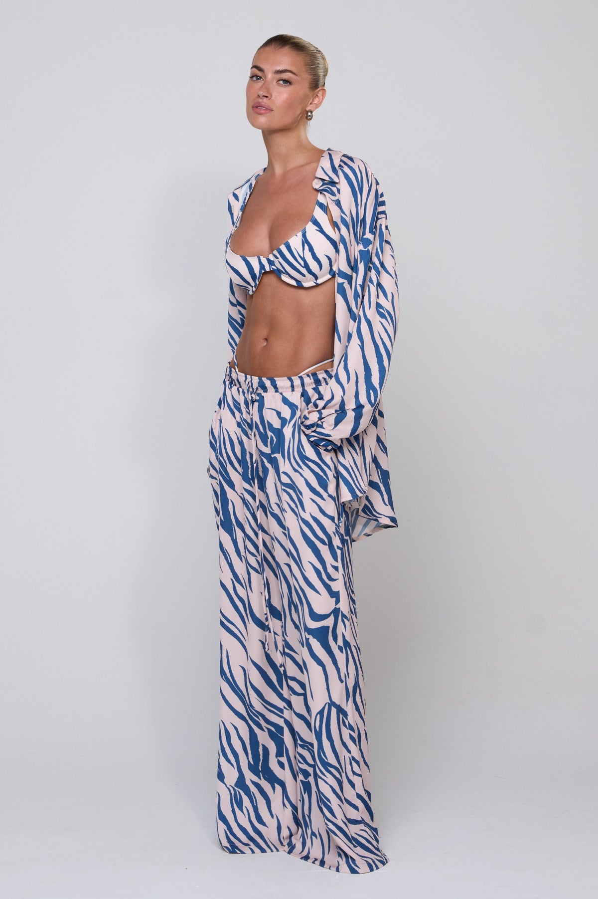This is an image of Miley Set in Athens - RESA featuring a model wearing the dress