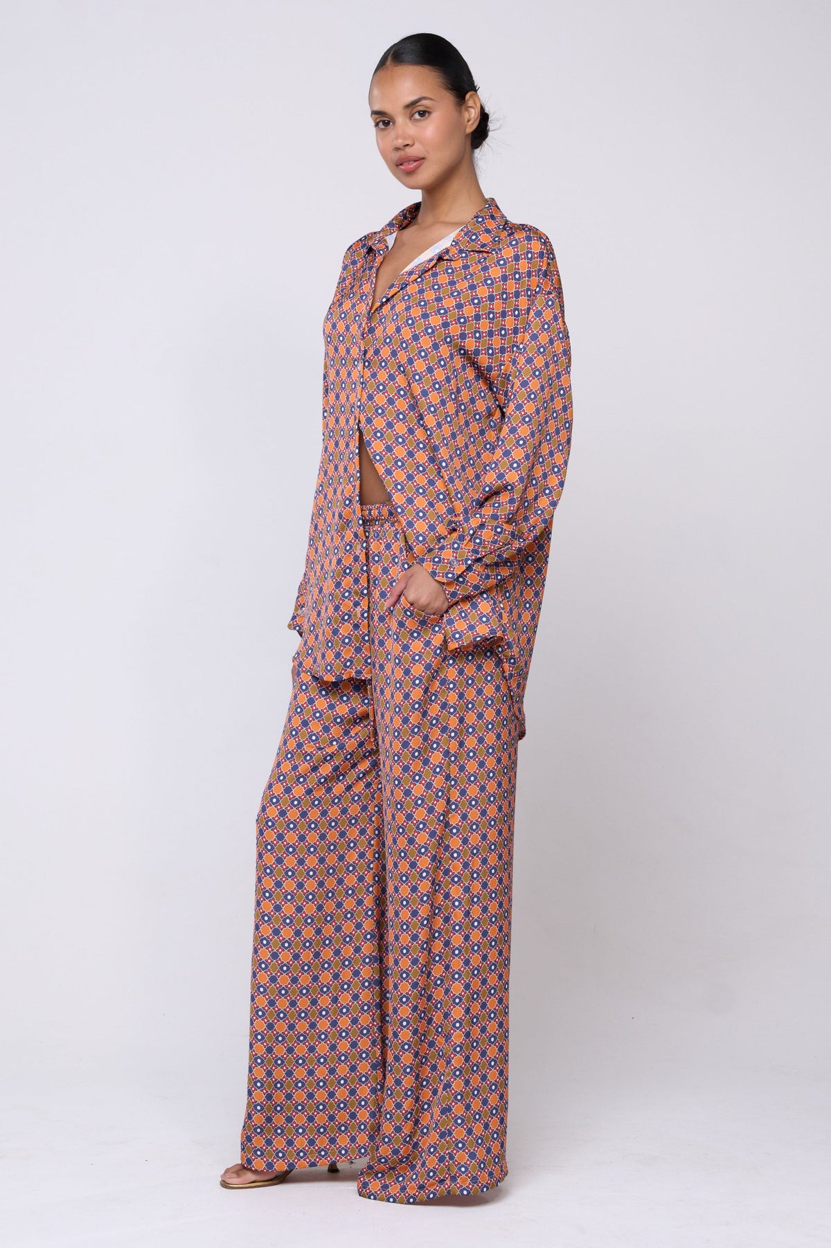 This is an image of Miley Set in Cortez - Archive - RESA featuring a model wearing the dress