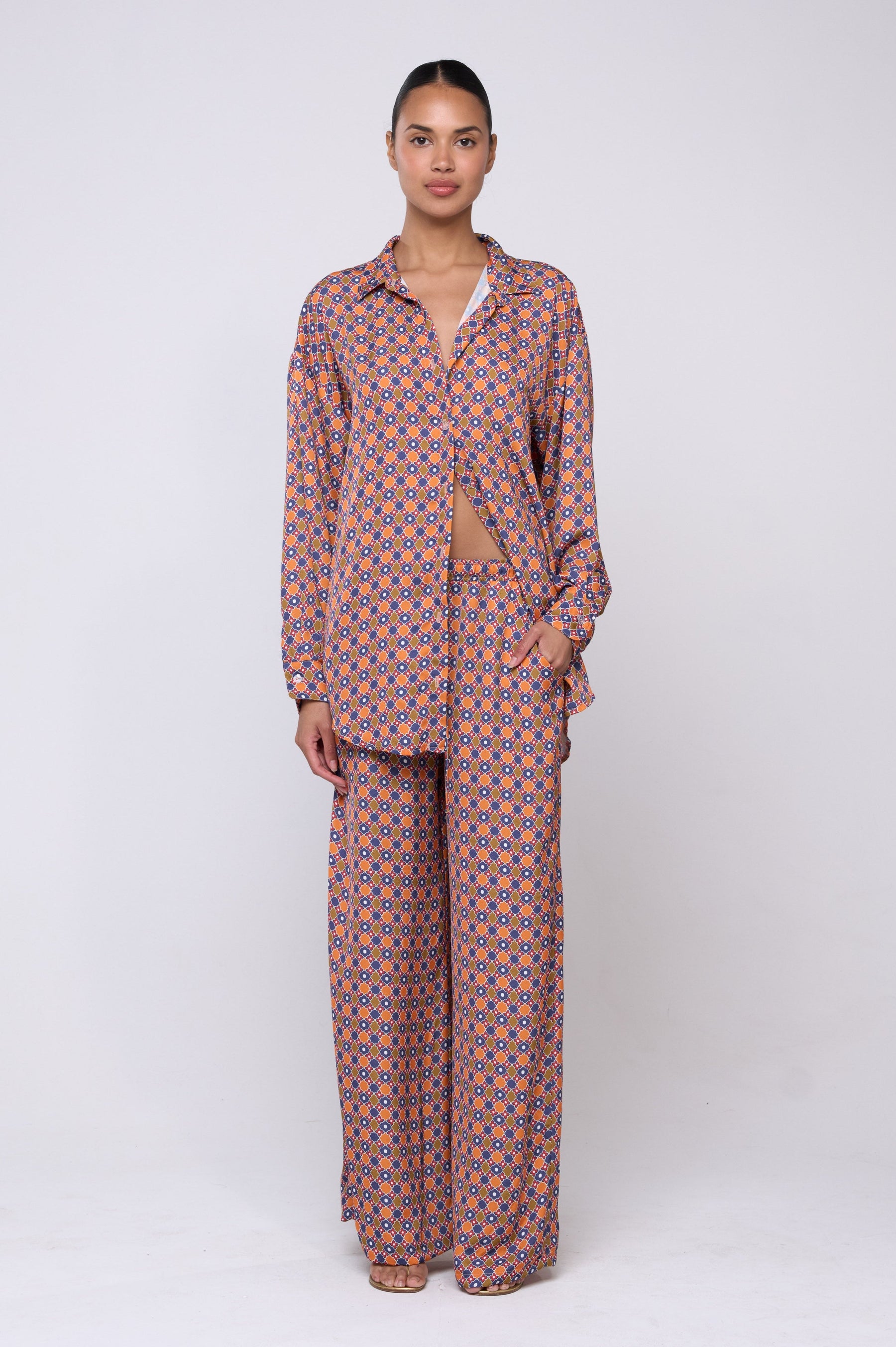 This is an image of Miley Set in Cortez - Archive - RESA featuring a model wearing the dress