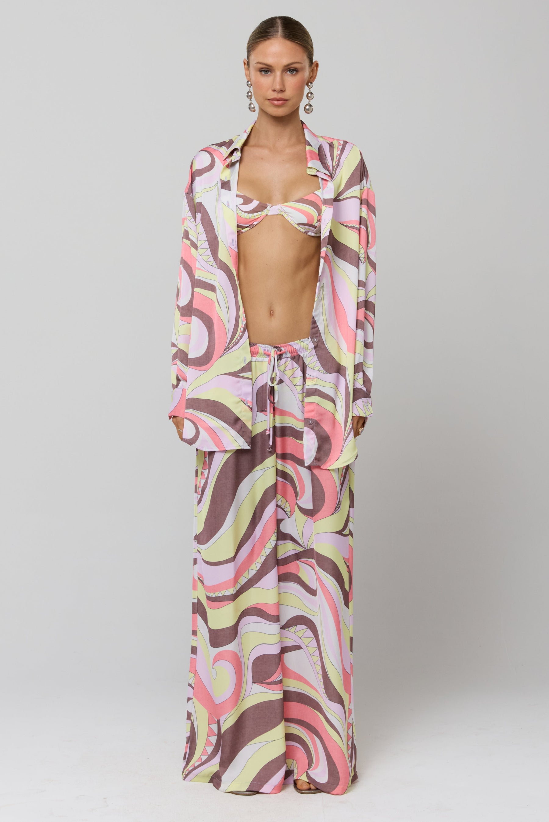 This is an image of Miley Set in Dolce - RESA featuring a model wearing the dress