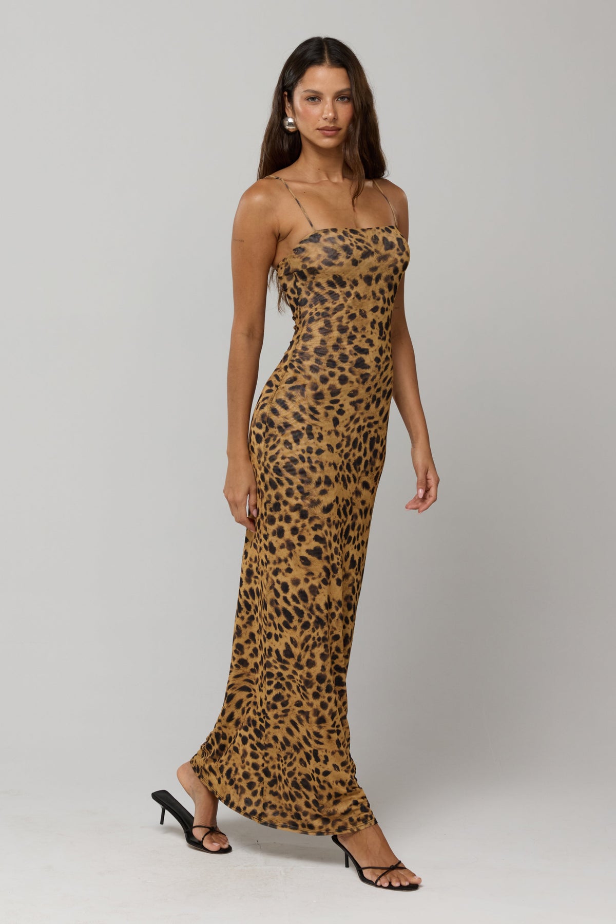 This is an image of Opal maxi in 007 - RESA featuring a model wearing the dress