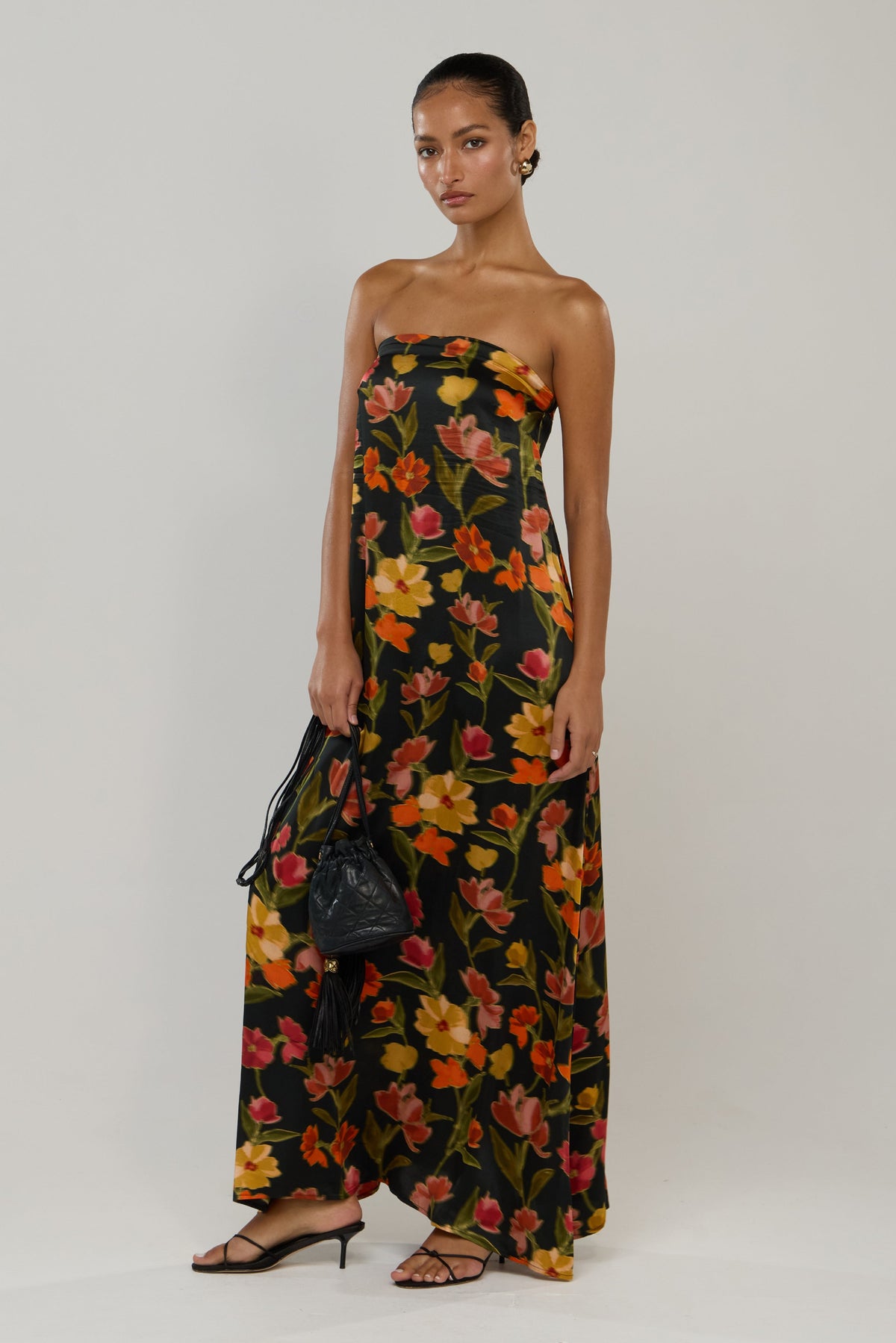 This is an image of Ophelia in Harvest - RESA featuring a model wearing the dress