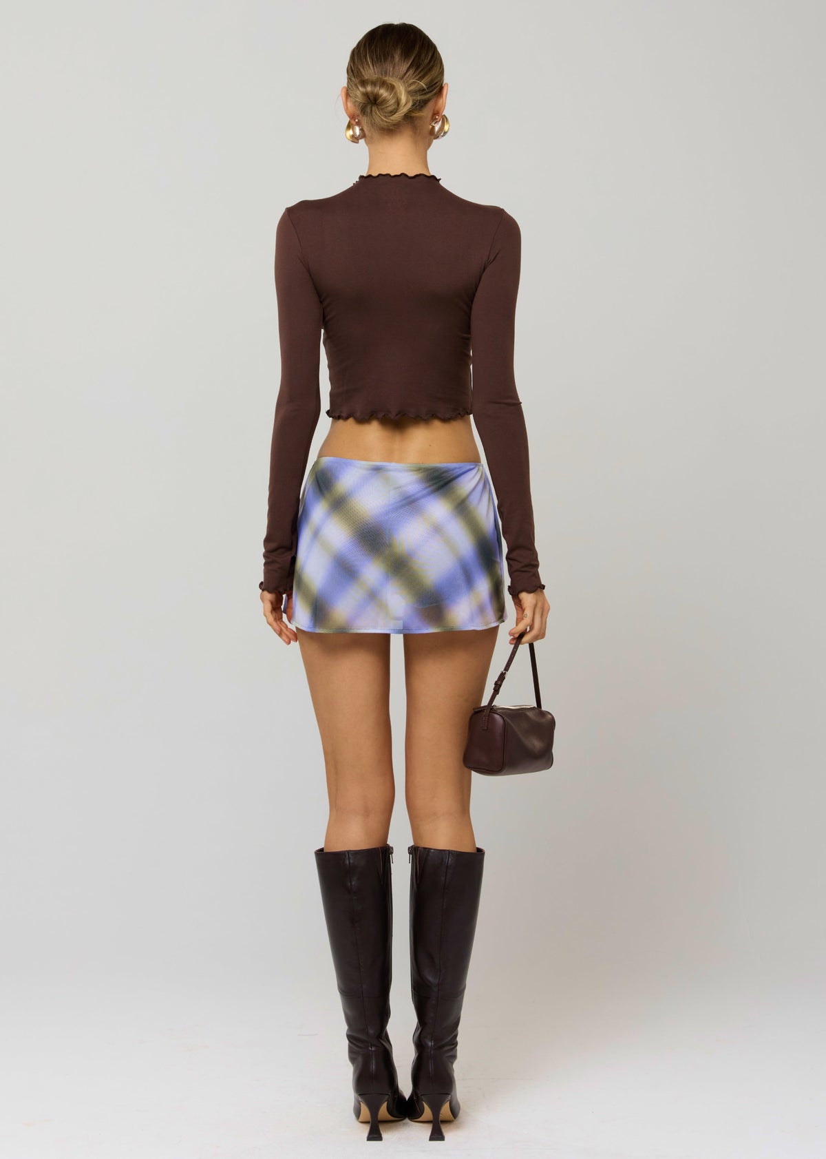 This is an image of Paola Skort in Blur - RESA featuring a model wearing the dress