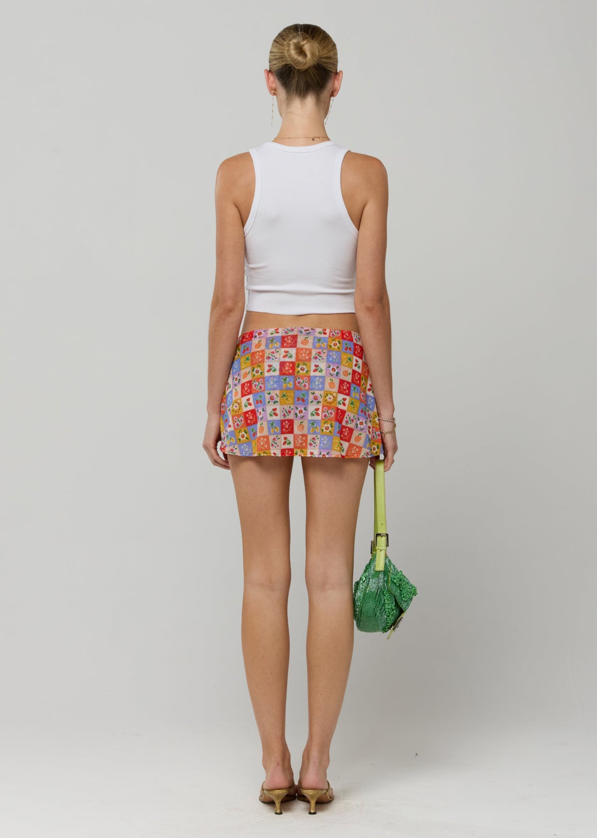 This is an image of Paola Skort in Picnic - RESA featuring a model wearing the dress