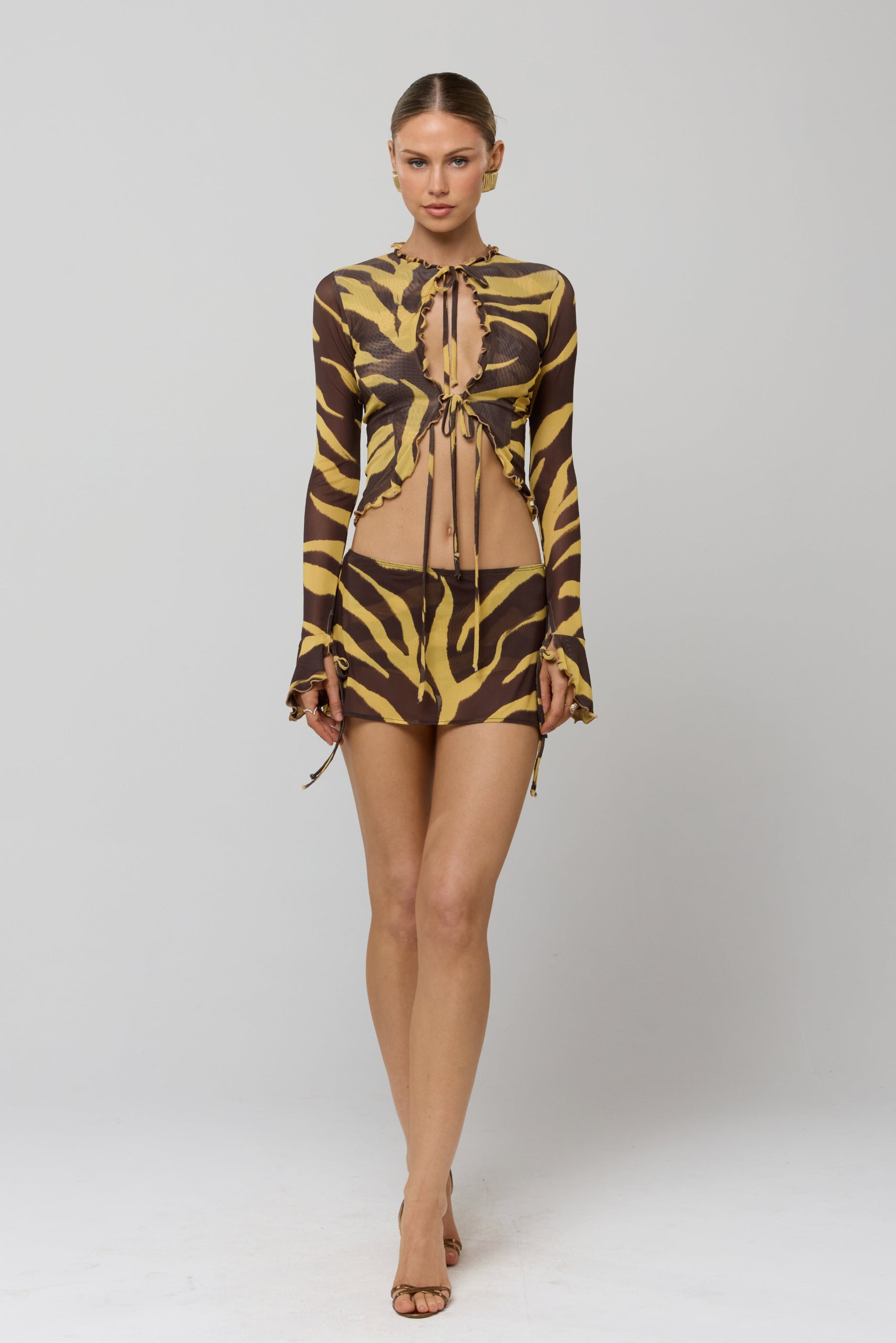 This is an image of Paola Skort in Raja - RESA featuring a model wearing the dress