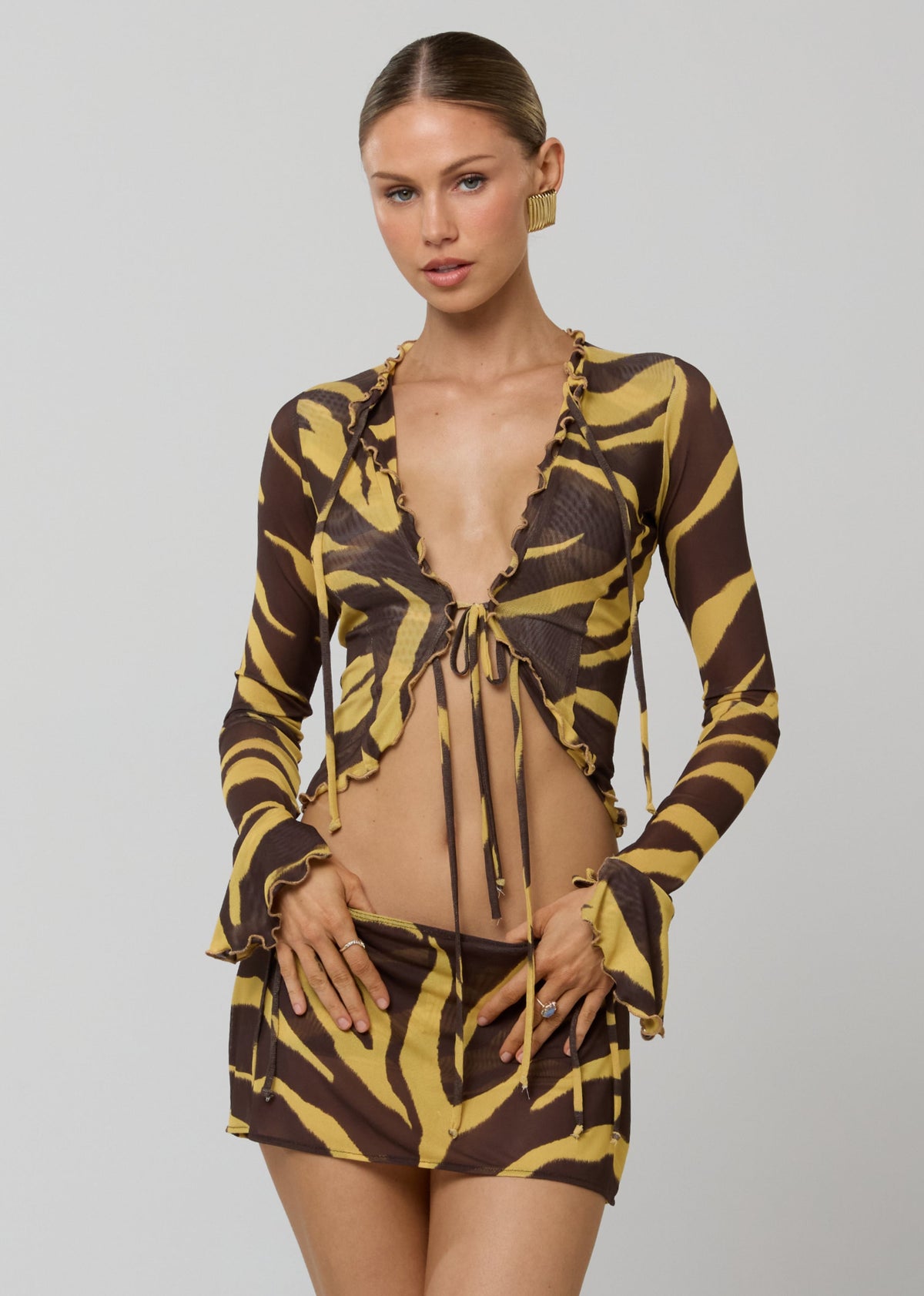 This is an image of Paola Skort in Raja - RESA featuring a model wearing the dress