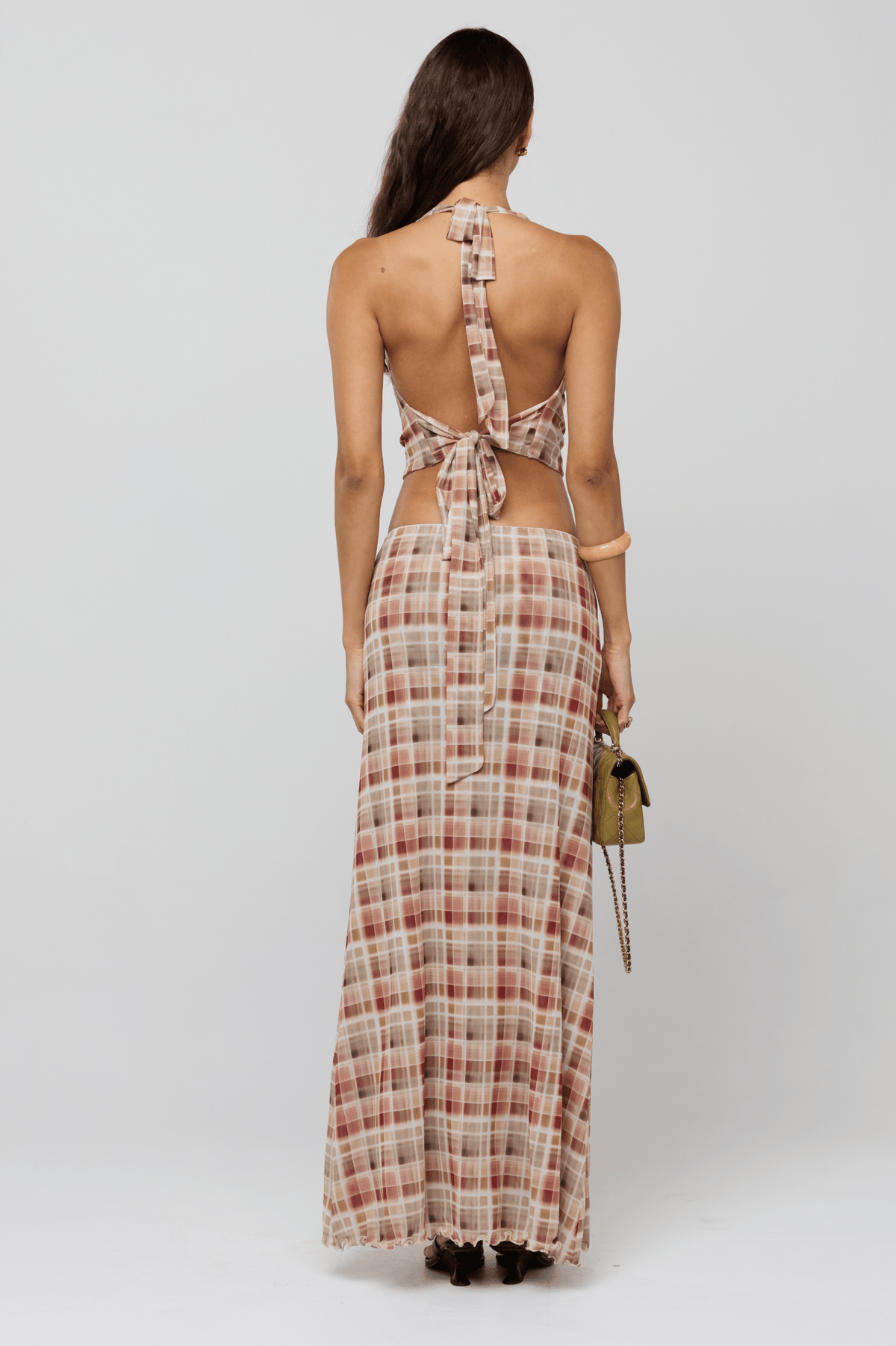 This is an image of Sarah Skirt in Drift - RESA featuring a model wearing the dress