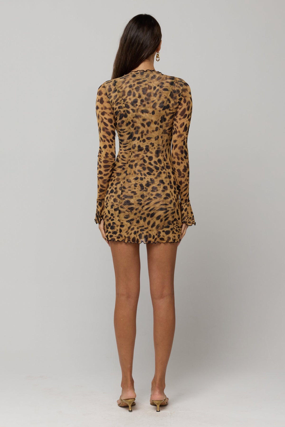 This is an image of Sloane Mini in 007 - RESA featuring a model wearing the dress