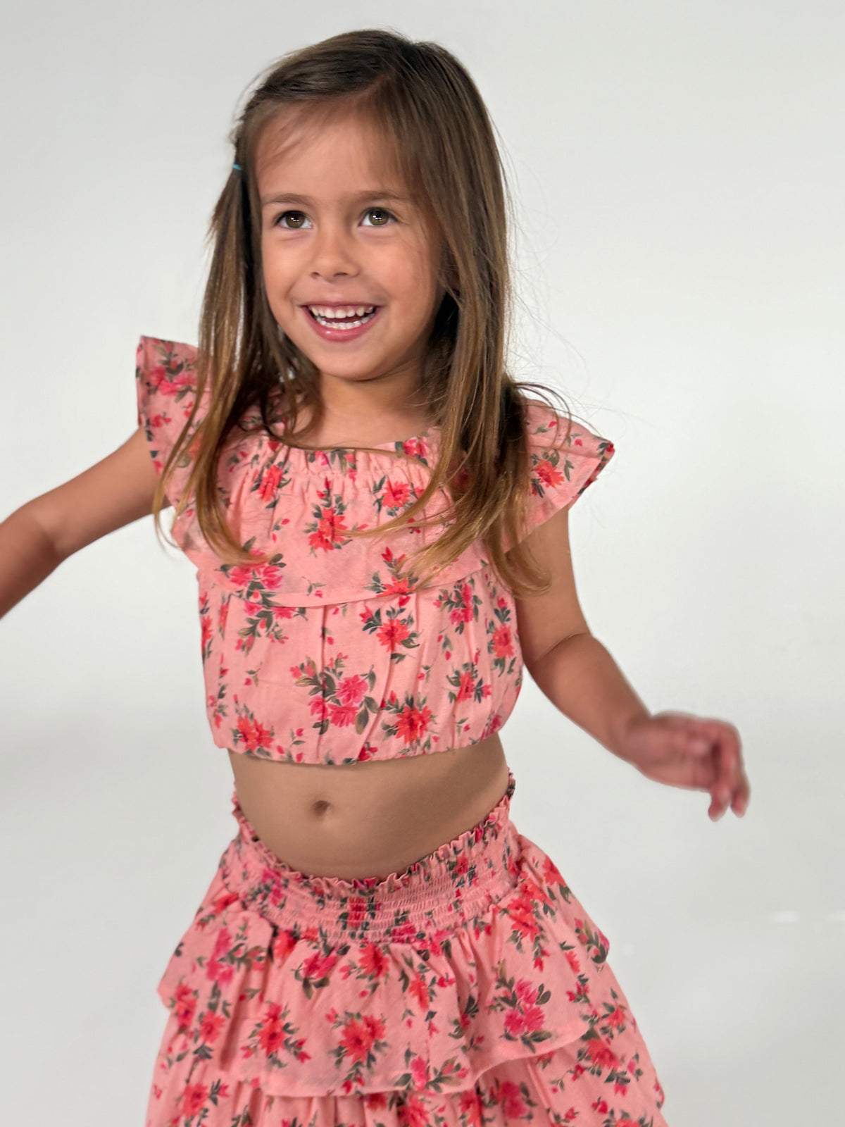 This is an image of Stella Kids Set in Ojai - RESA featuring a model wearing the dress