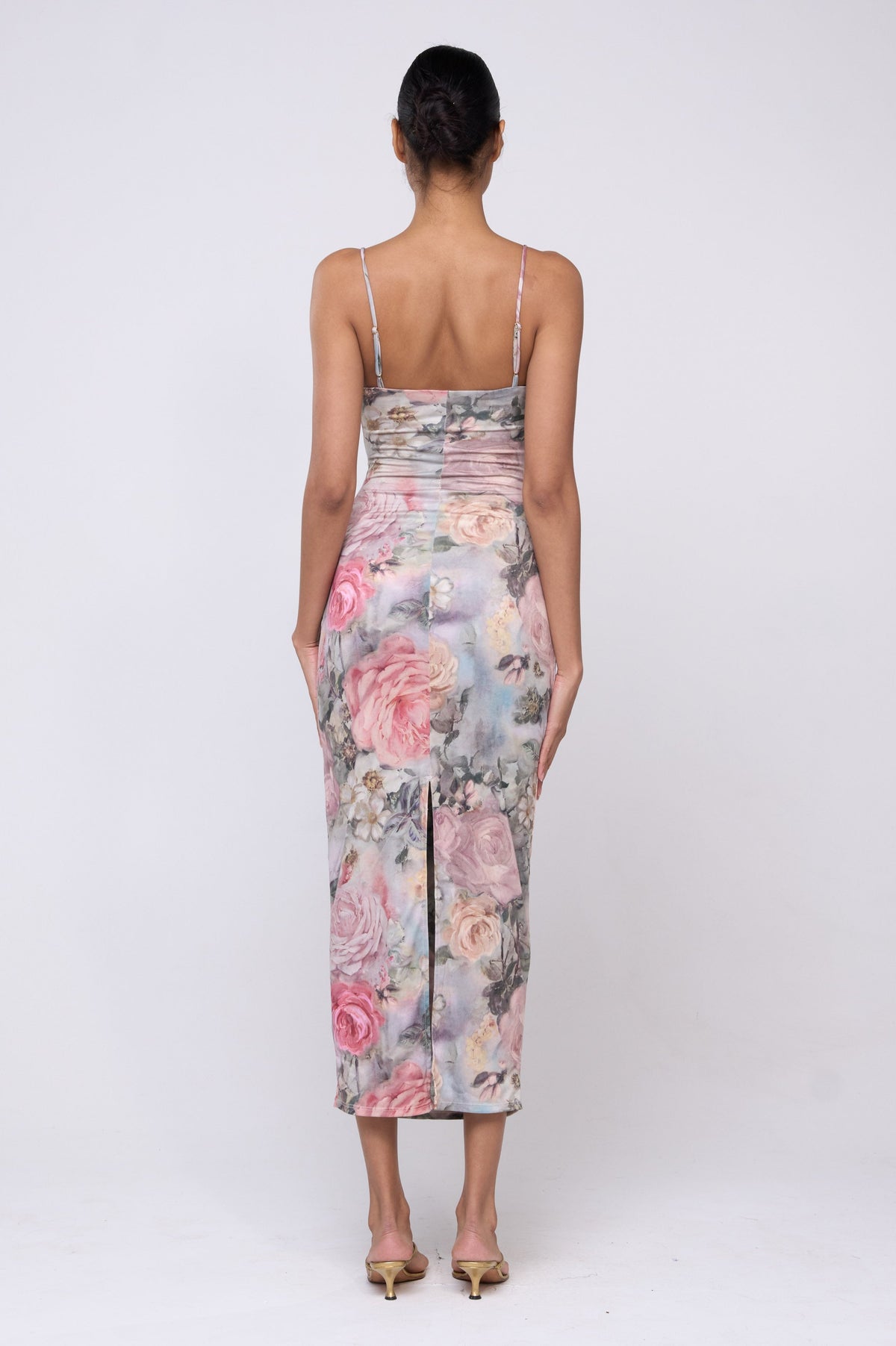 This is an image of Summer Dress in Damsel - Archive - RESA featuring a model wearing the dress