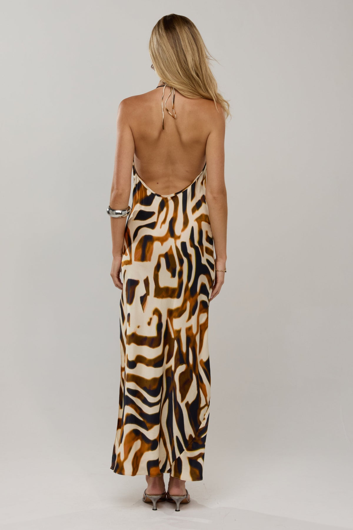 This is an image of Taylor in Rye - RESA featuring a model wearing the dress
