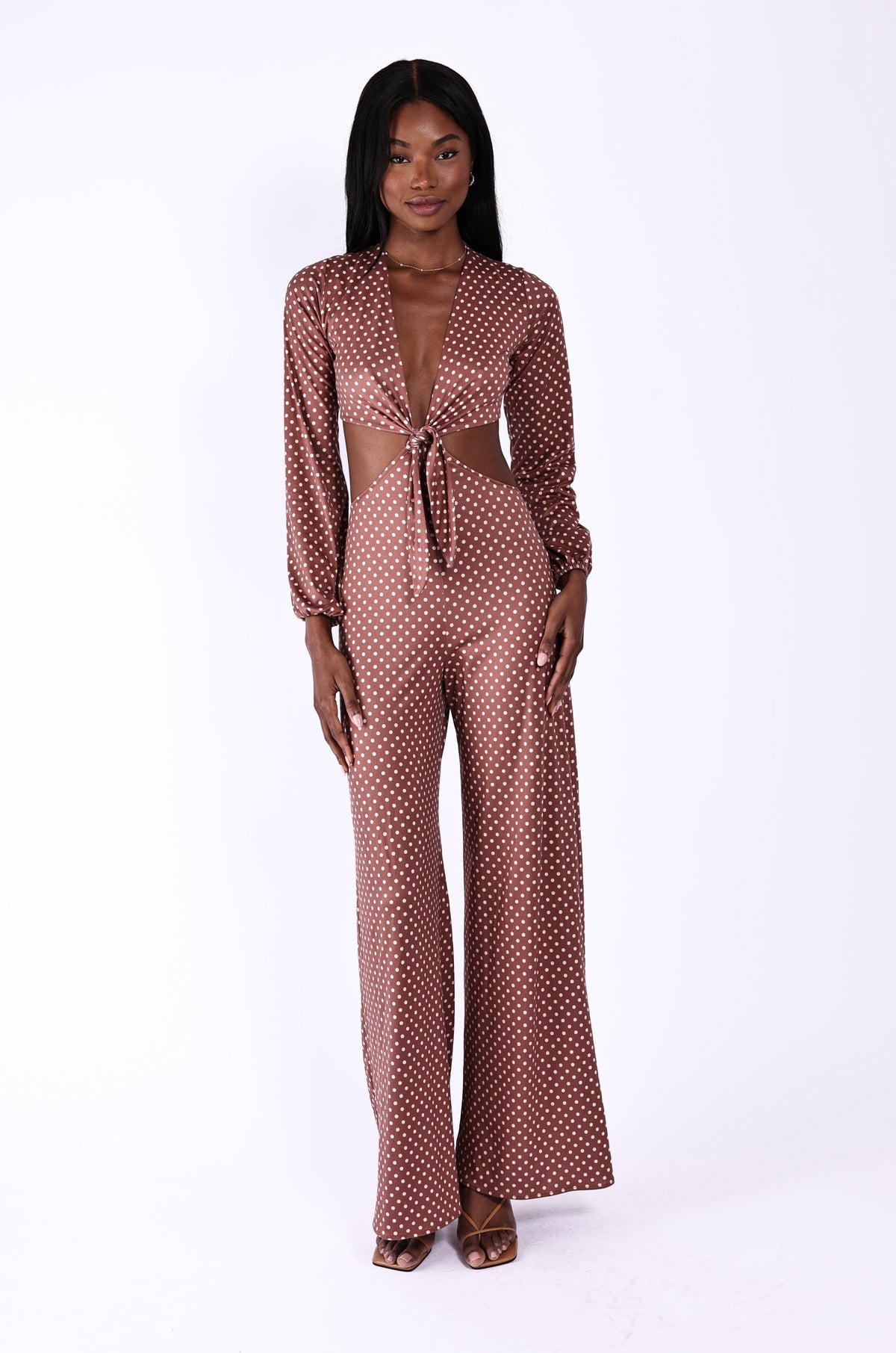 This is an image of Zoe Jumpsuit - RESA featuring a model wearing the dress